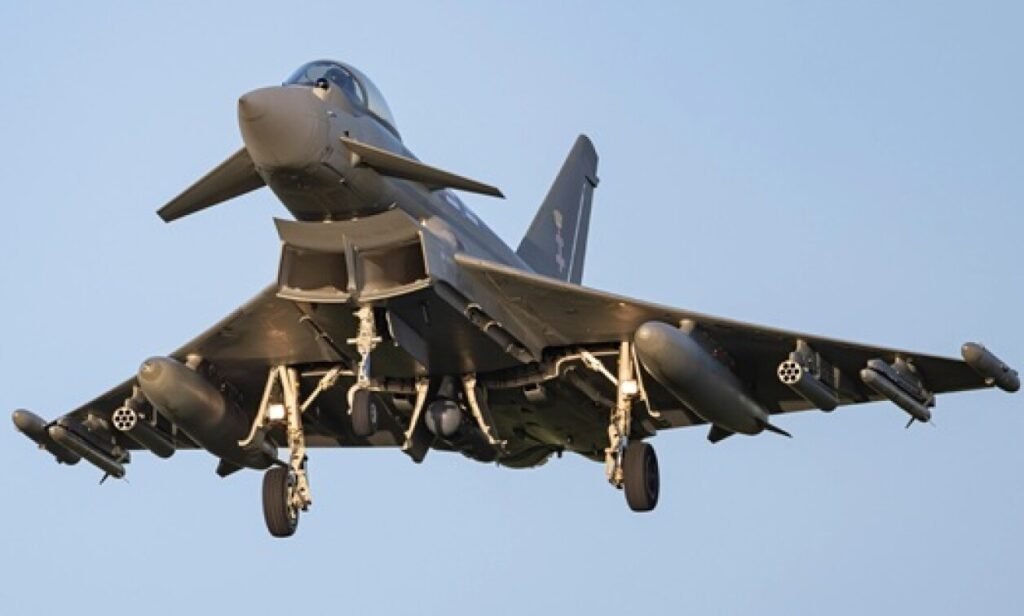 Low-cost counter-drone weapon tested on Typhoon by BAE Systems