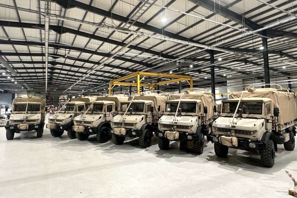 NP Aerospace’s production line kicks into gear to deliver remaining Light Tactical Transport Vehicles to BeMOD NP Aerospace’s production line kicks into gear to deliver remaining Light Tactical Transport Vehicles to BeMOD