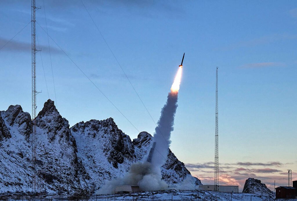 In early February, Anglo-German company Hypersonica conducted a successful first test flight of its prototype hypersonic strike missile capability at Andøya Space, Norway. [Image: Hypersonica]