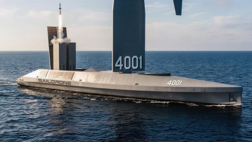 Saildrone's Missile-Toting Spectre Enters Navy's Medium-Sized Unmanned Ship Competition