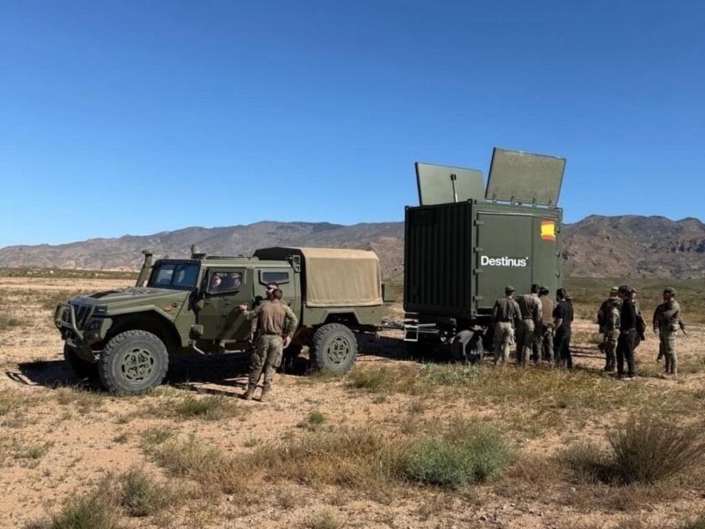 Spanish Army tests Destinus interceptor container launch system