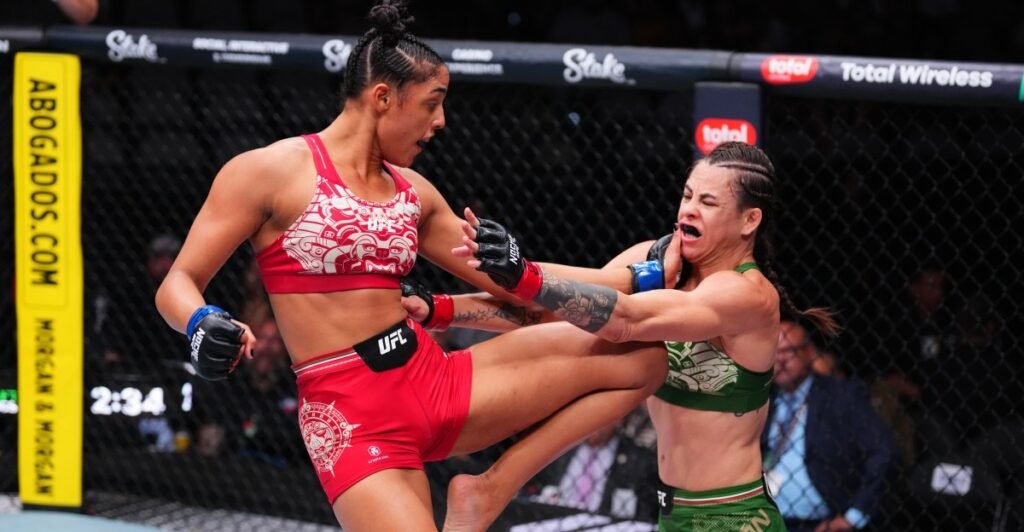 Touted prospect Alice Pereira admits ‘apathetic’ reaction to debut loss, building ‘mental shield’ for UFC Vegas 115 return Touted prospect Alice Pereira admits ‘apathetic’ reaction to debut loss, building ‘mental shield’ for UFC Vegas 115 return