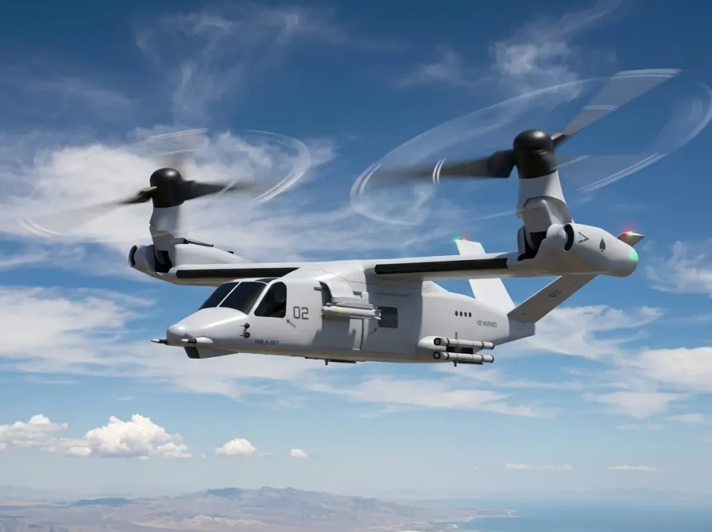 US Marines MV-75 Tiltrotor Concept Adds Cruise Missile Power