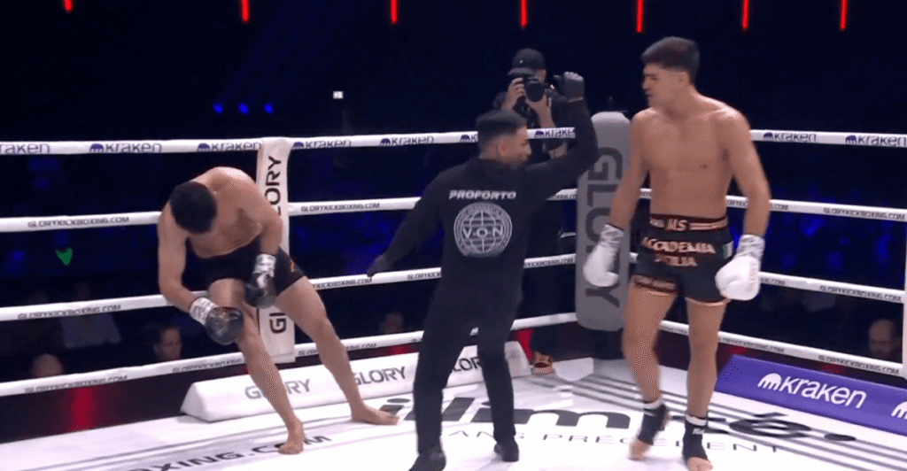 Video: Michael Samperi sends Said Kabil spiraling to canvas with one-punch knockout at Glory 107
