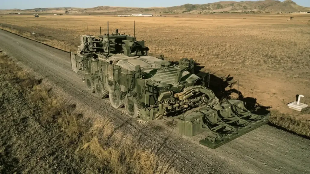ASELSAN Showcases YENER 100-G Mine Detection System on ARMA 8x8