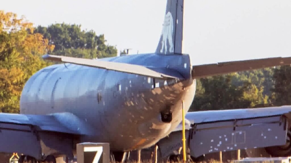 Another Battle Damaged KC-135 Tanker Seen Passing Through RAF Mildenhall
