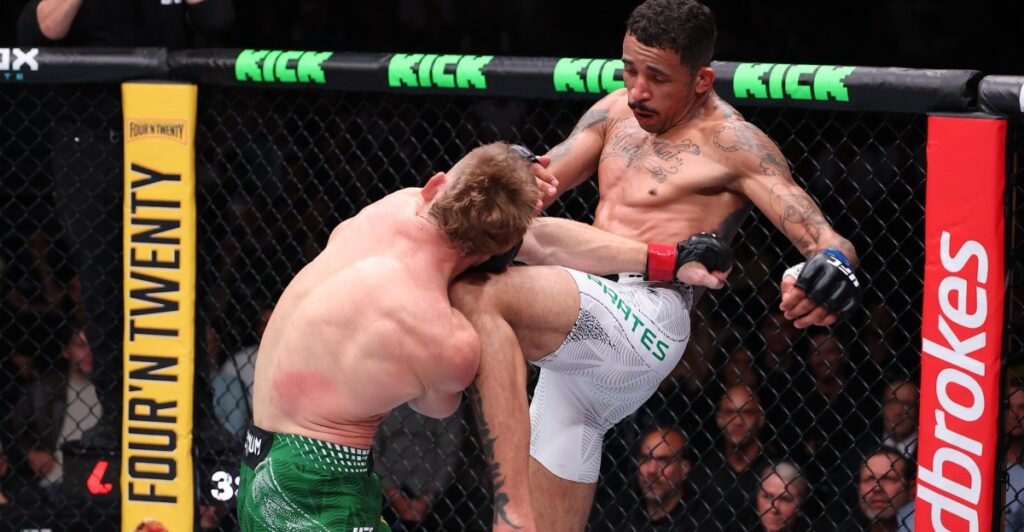 Carlos Prates brutalizes Jack Della Maddalena before earning knockout in UFC Perth main event