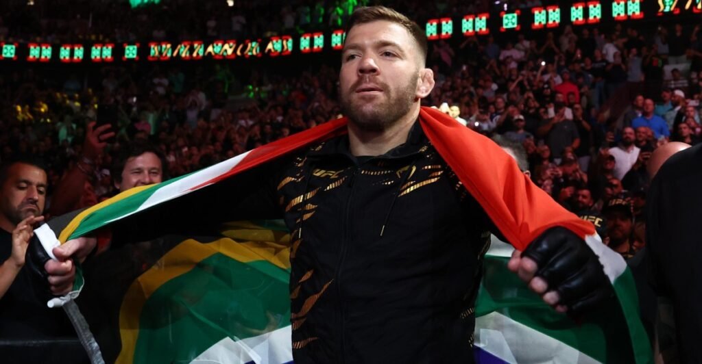Dricus du Plessis celebrates Sean Strickland beating Khamzat Chimaev:  ‘I guess this makes me world champion again’