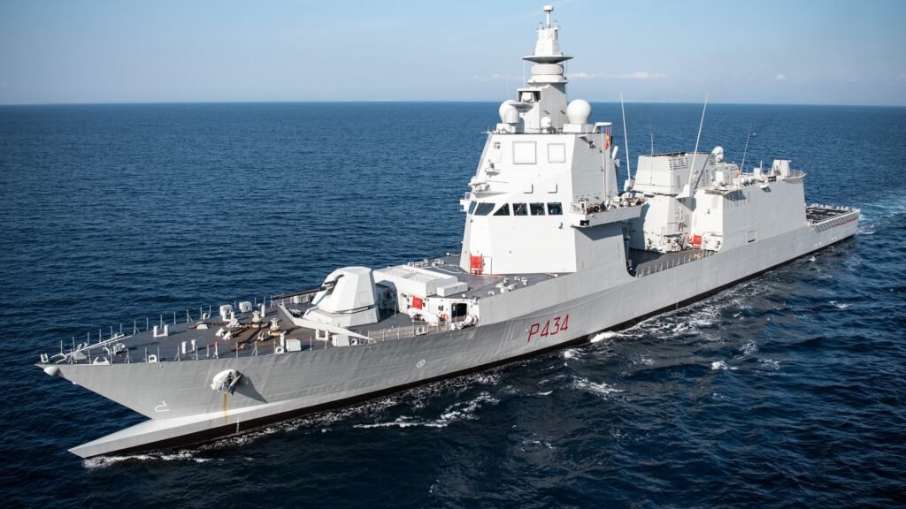 Italian Navy in the Pacific with MPCS Bande Nere to test ballistic missile defence