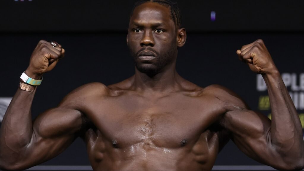 Jared Cannonier booked for first fight in 11 months at UFC OKC vs. rising UK star Jared Cannonier on the scale at the UFC 319 ceremonial weigh-in