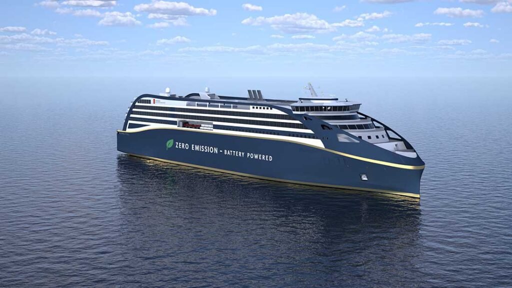 Pax Ropax design [Photo © 2026 Kongsberg Maritime]