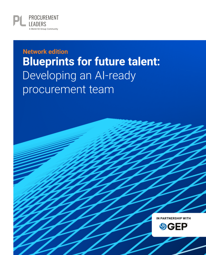Marketplace – Procurement Leaders | Blueprints for future talent: Developing an AI-ready procurement team Marketplace - Procurement Leaders | Blueprints for future talent: Developing an AI-ready procurement team