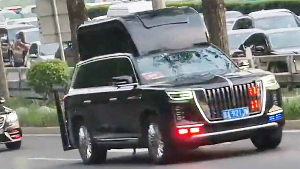 Mysterious Chinese SUV With Massive Roof Featured In Trump Motorcade In Beijing Mysterious Chinese SUV With Massive Roof Featured In Trump Motorcade In Beijing