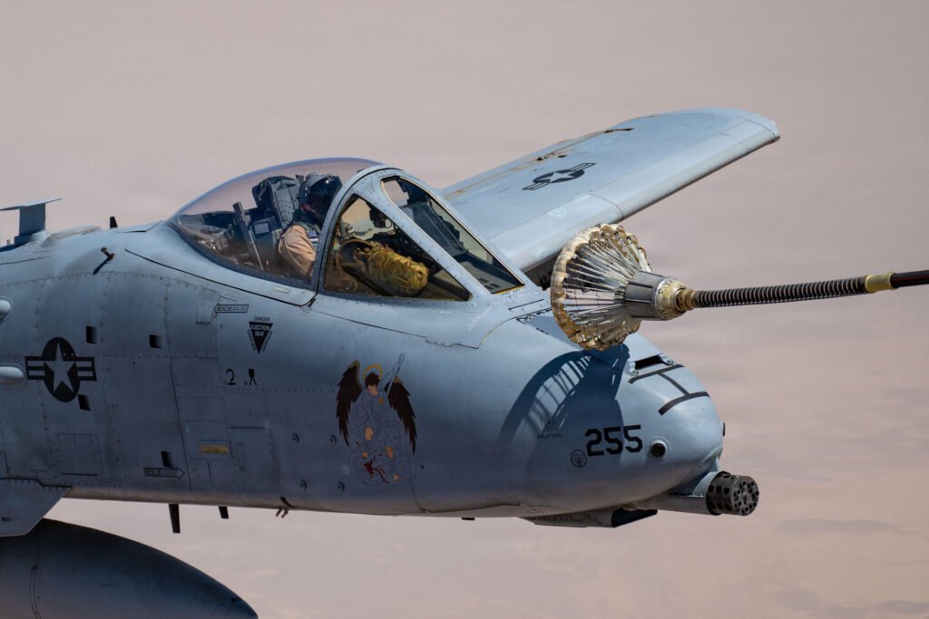 Revamped A-10 Flying in Middle East with Refueling Probe, EW Pod Revamped A-10 Flying in Middle East with Refueling Probe, EW Pod