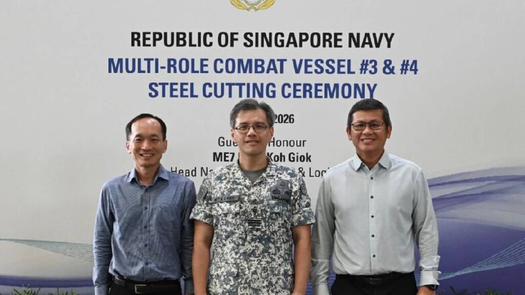 Singapore Navy cuts steel for third and fourth Victory-class MRCVs