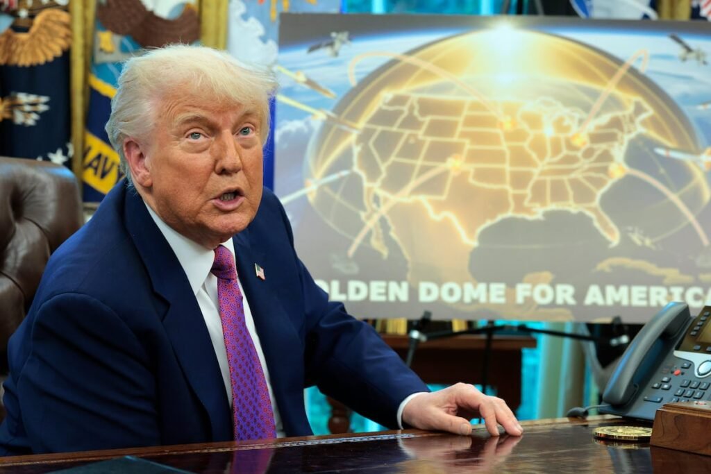 Trump’s Golden Dome missile shield estimated to cost $1.2 trillion