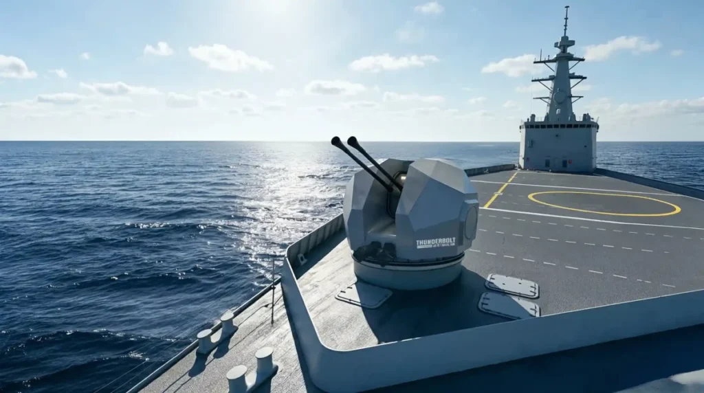 Türkiye Thunderbolt 40mm Naval Gun Strengthens NATO Ship Defense