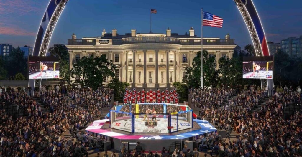 UFC reveals new look at White House staging and fan fest setup for viewing party