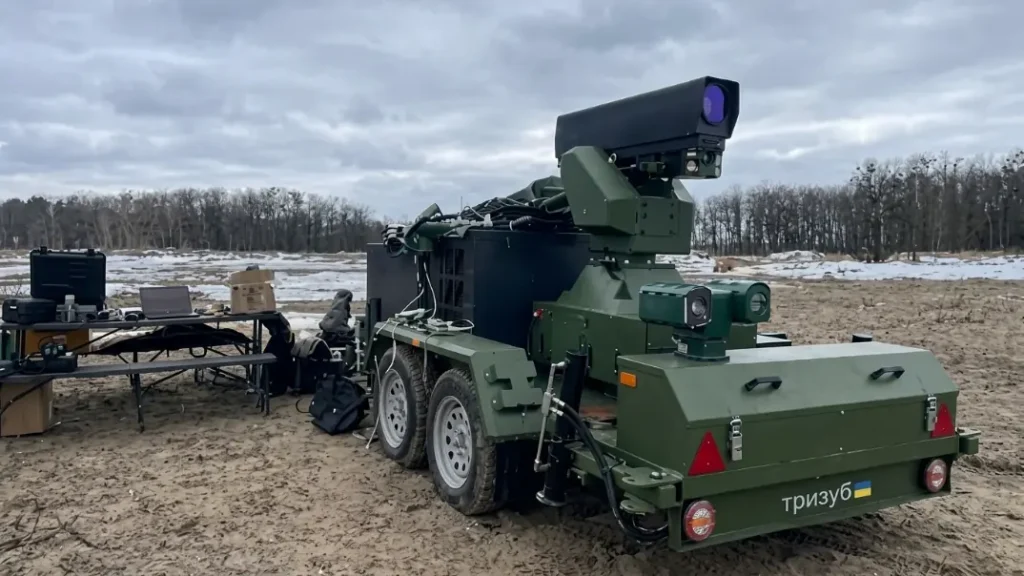Ukraine Tryzub Laser Weapon Expands Counter-Drone Defense Range