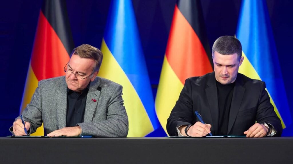 Ukraine and Germany sign LoI for joint defence tech development