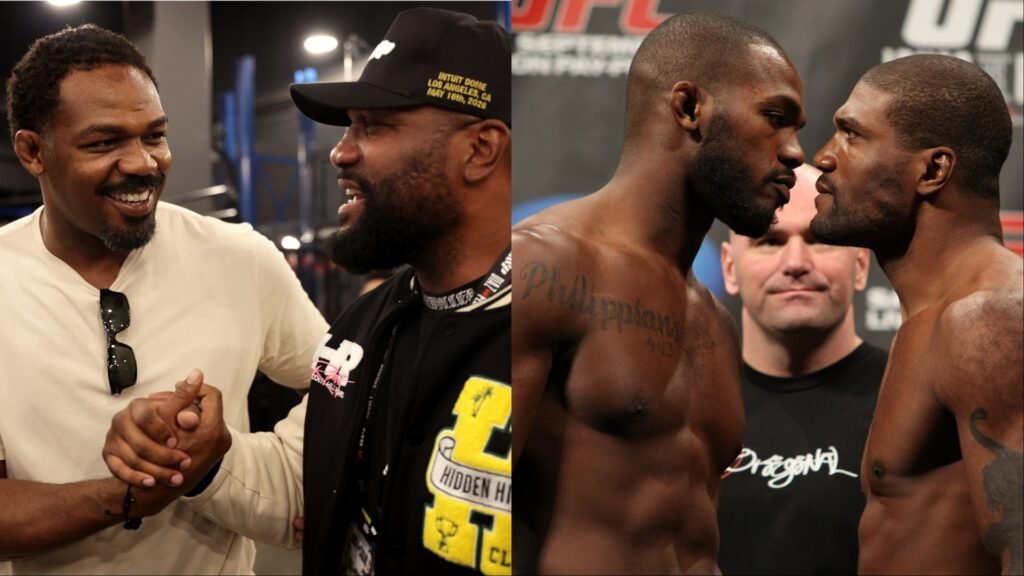 VIDEO | Jon Jones, Rampage Jackson have hilarious reunion at Rousey vs. Carano Jon Jones and Rampage Jackson