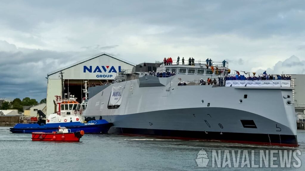 Video: France’s Second FDI Frigate Launched by Naval Group Amiral Louzeau FDI launch