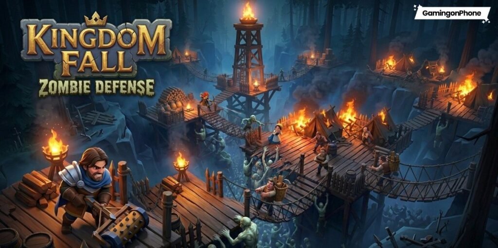 Zombie Defense challenges you to rebuild civilization after a deadly plague, now available on Android Kingdom Fall: Zombie Defense Launch Cover