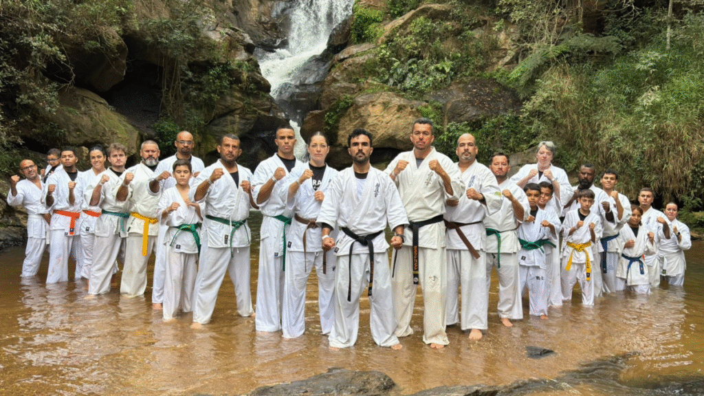 2nd Winter Training of Templo Karate Kyokushin held in São Thomé das Letras