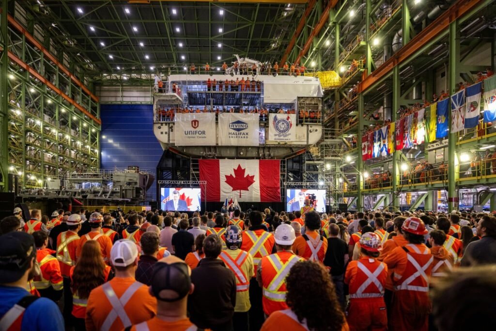 Canada celebrates keel laying for the first River-class destroyer Canada celebrates keel laying for the first River-class destroyer