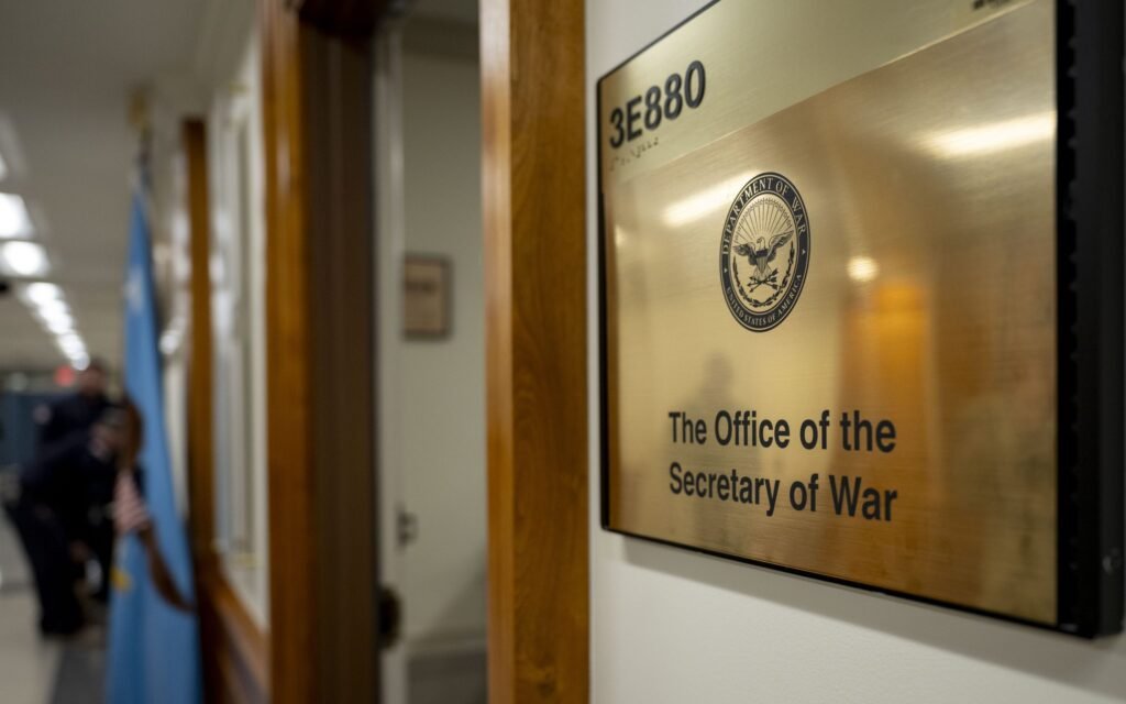 Congress Moves Closer to Renaming Pentagon Department of War