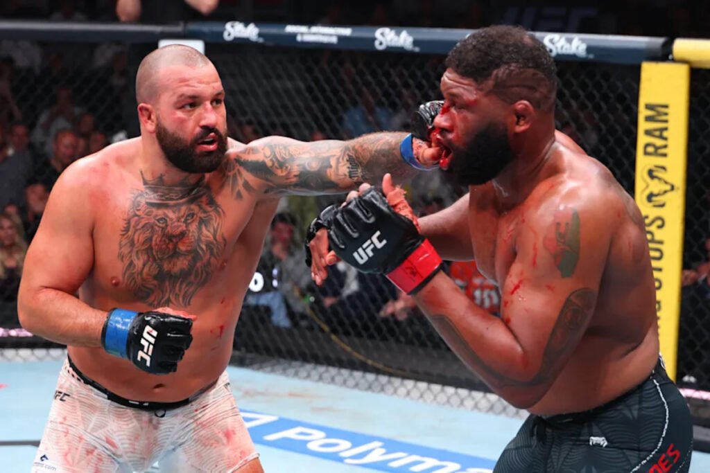 Curtis Blaydes makes interesting suggestion for Josh Hokit: “I would be having serious discussions” after UFC Freedom 250 Josh Hokit defeats Curtis Blaydes at UFC 327