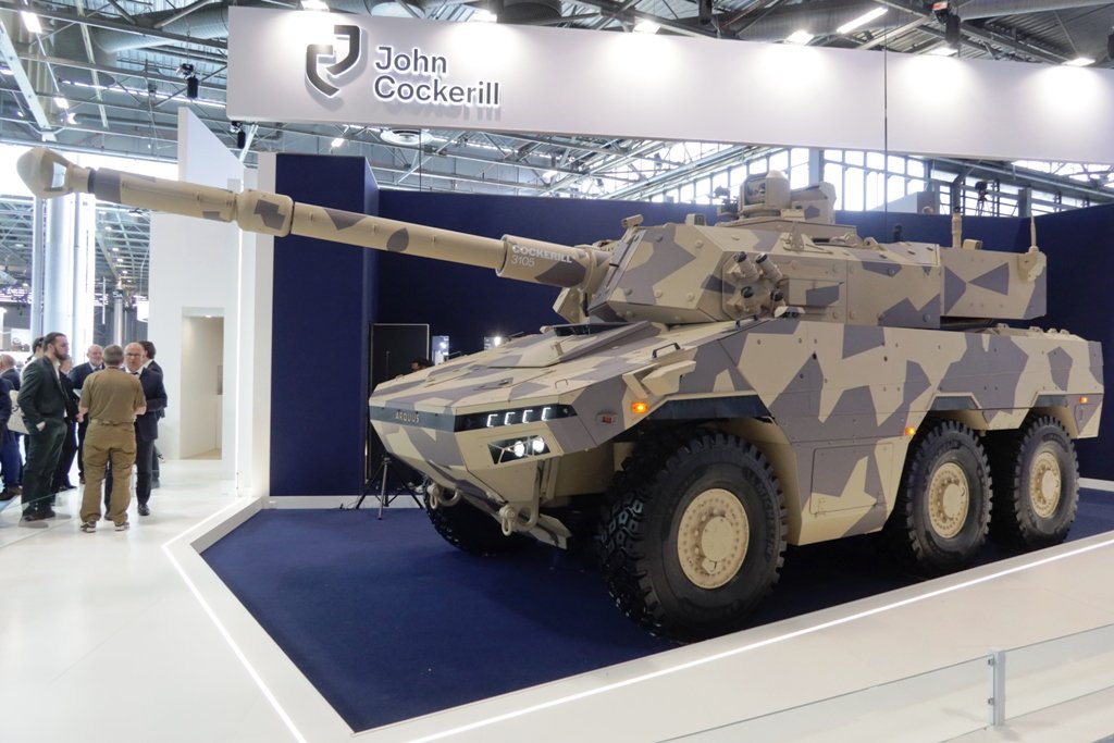 Eurosatory 2026 – Fenris 6×6, the new reconnaissance armoured car armed with a 105 mm gun, courtesy John Cockerill Defence Eurosatory 2026 - Fenris 6x6, the new reconnaissance armoured car armed with a 105 mm gun, courtesy John Cockerill Defence