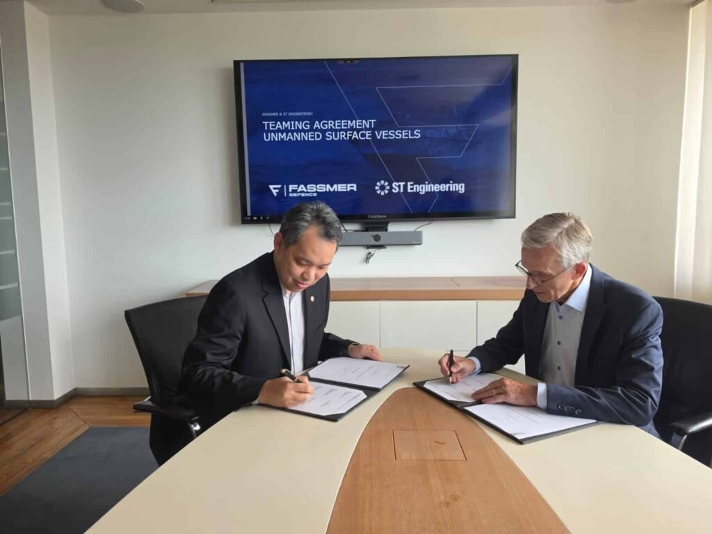Fassmer and ST Engineering Sign Teaming Agreement for Unmanned Surface Vessels Fassmer and ST Engineering Sign Teaming Agreement for Unmanned Surface Vessels