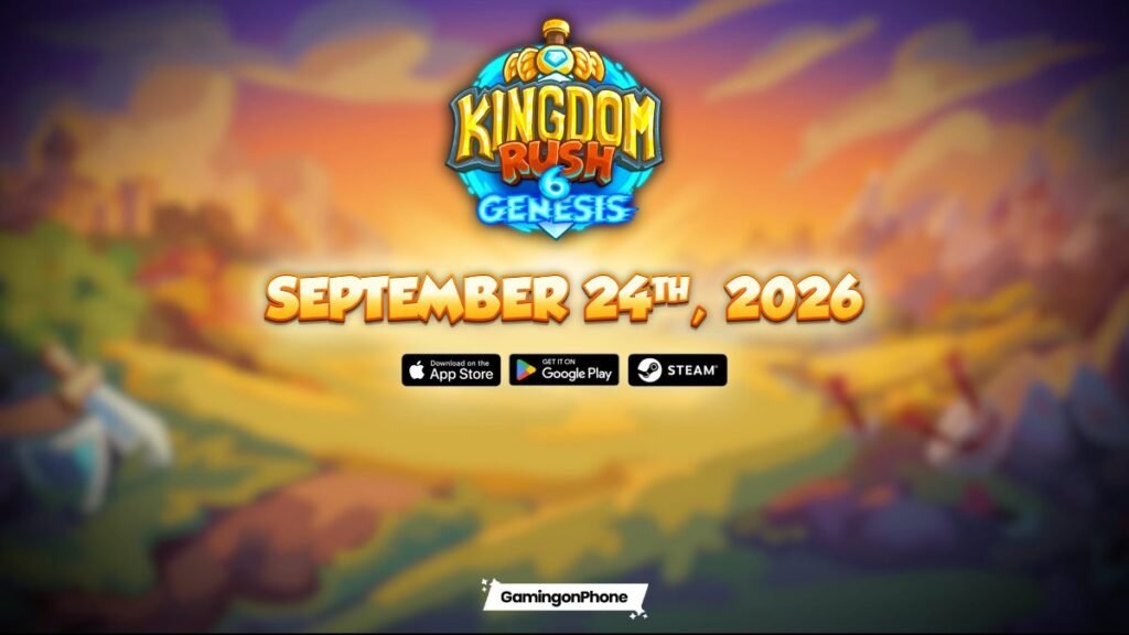 Genesis TD lets you relive the Kingdom’s origins on mobile and PC on September 24, 2026 Kingdom Rush 6: Genesis TD Launch Cover