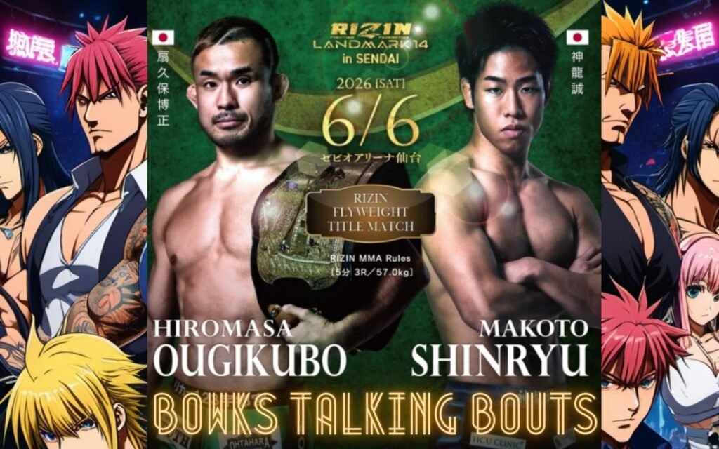 Hiromasa Ougikubo Calls For Big Makoto Shinryu KO At Rizin Landmark 14 Then “No Brainer” Tony Laramie Title Defense Hiromasa Ougikubo