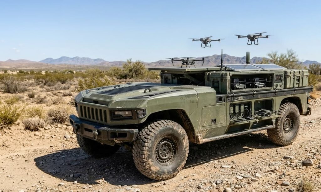 Humvee maker AM General to pitch unmanned ground vehicle at Eurosatory trade show Humvee maker AM General to pitch unmanned ground vehicle at Eurosatory trade show