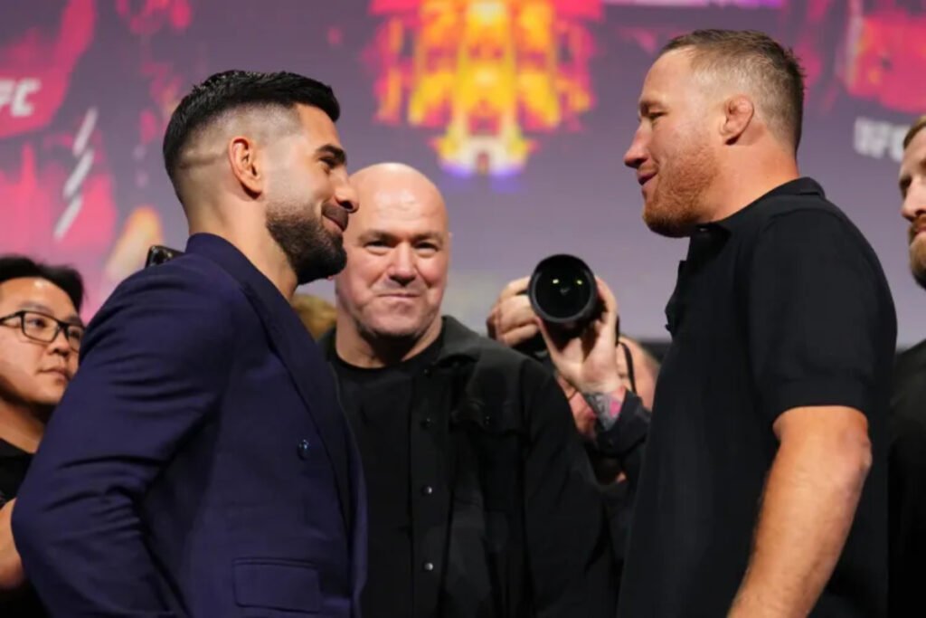 Ilia Topuria will KO “legend” Justin Gaethje in round one, per PFL champ teammate of Topuria: “All the people will see” Ilia Topuria and Justin Gaethje face off ahead of UFC Freedom 250