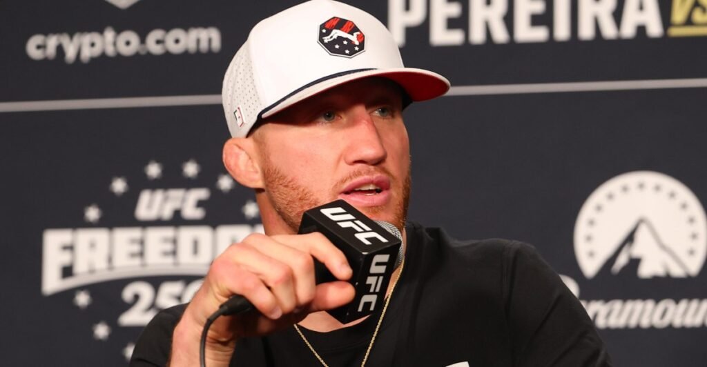 Justin Gaethje reacts to Ilia Topuria making bold predictions about their fight: ‘He’s been wrong about me so many times’  