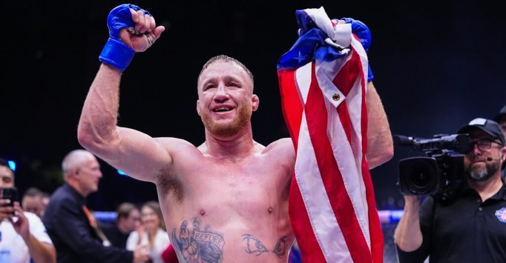 Justin Gaethje: ‘I would love to punch Conor McGregor in the face’