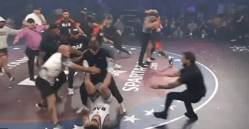 Khamzat Chimaev Pins Dillon Danis, Brawl Breaks Out Khamzat Chimaev Pins Dillon Danis, Brawl Breaks Out
