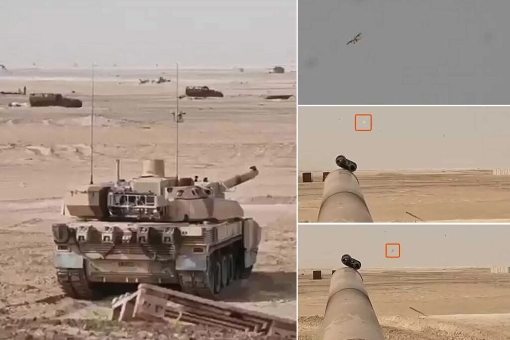 LeClerc Destroys Drone with 120mm Main Gun Leclerc_Tank_Downs_Drone_With_120mm_Shell_In_Abu_Dhabi_Trials_May 26