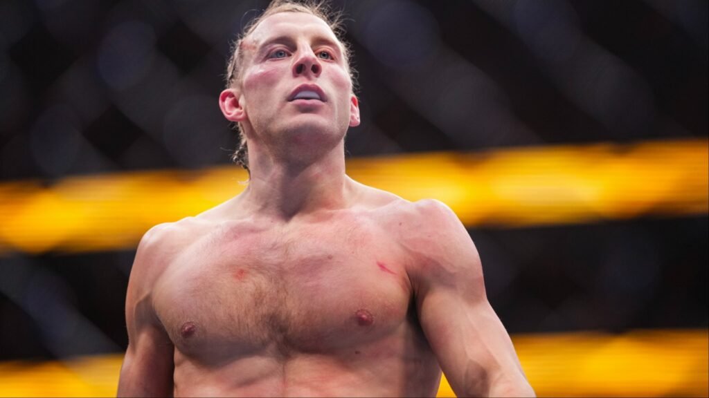 Paddy Pimblett enters the Octagon at UFC 324