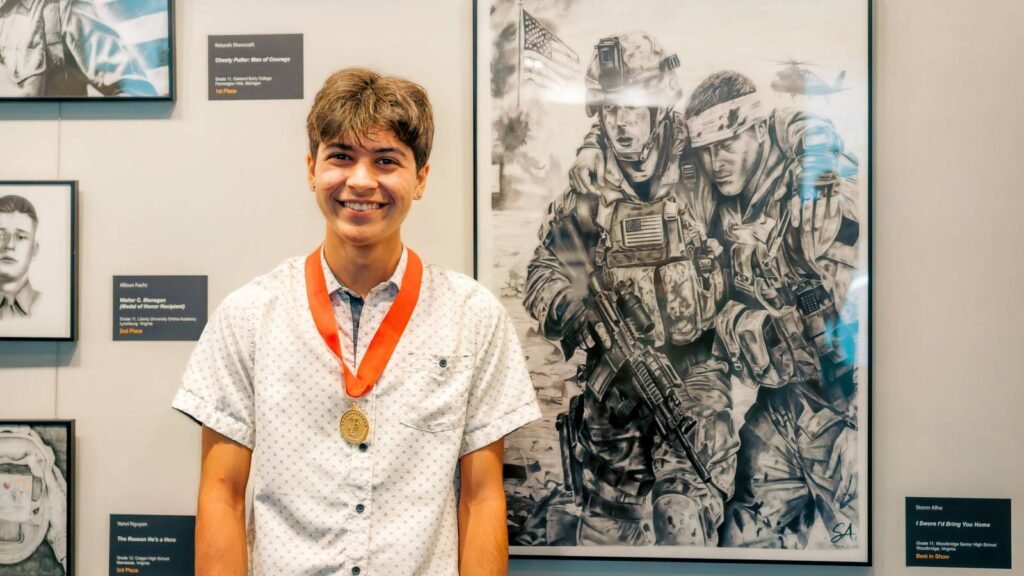 South African Student Wins Marine Corps Art Competition