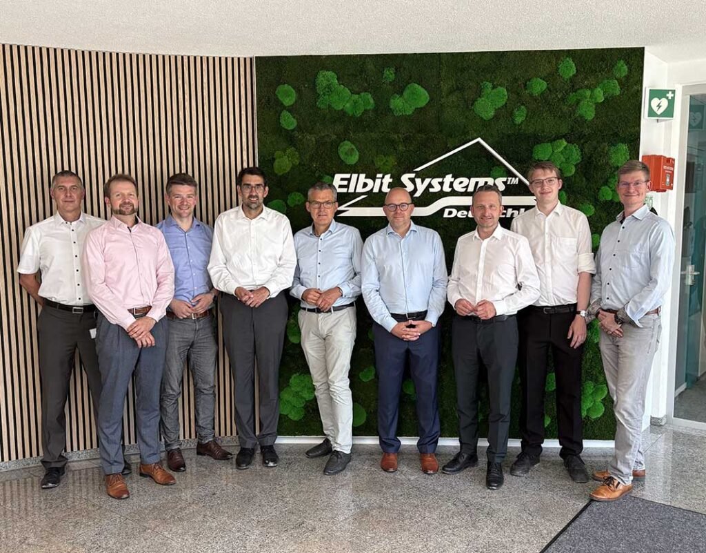 Three CDU Members of the Bundestag visit Elbit Systems Deutschland The three members of the Bundestag visited Elbit Systems Deutschland