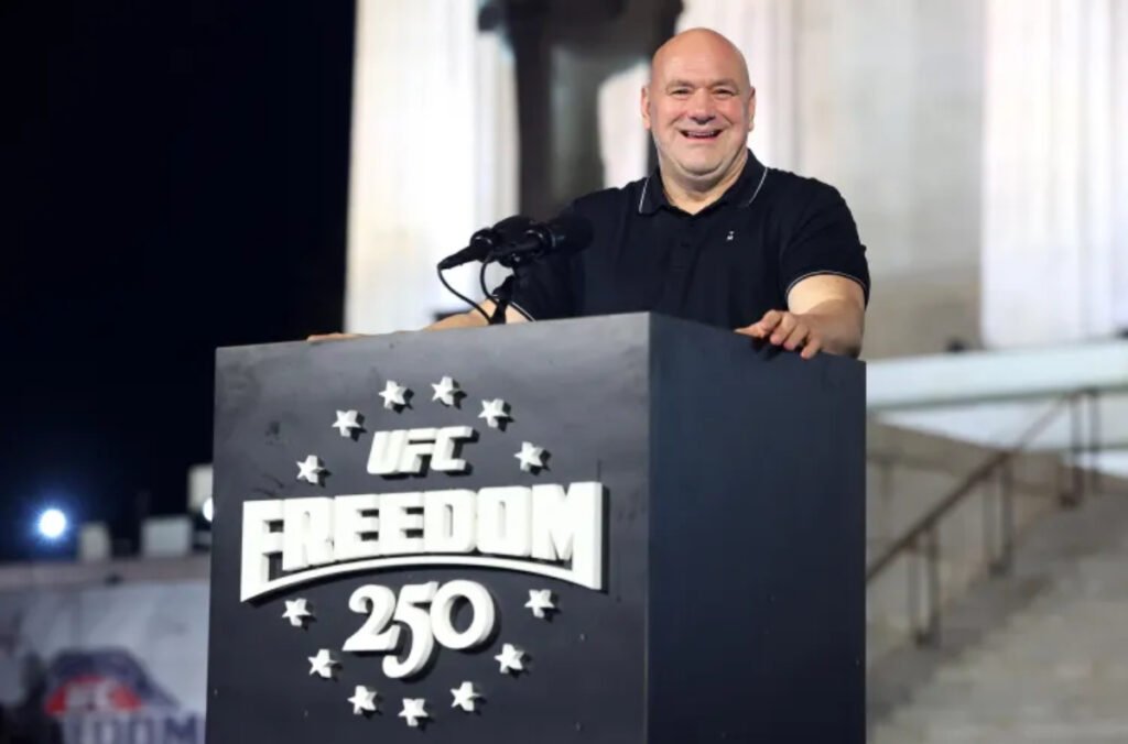 Dana White at the UFC Freedom 250 press conference
