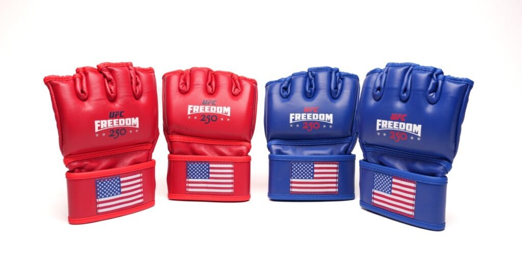 UFC Reveals Custom Freedom 250 Gloves UFC Reveals Custom Freedom 250 Gloves