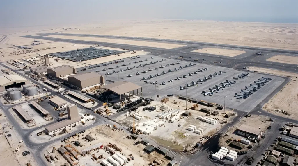 Al Udeid US military bases in Middle East