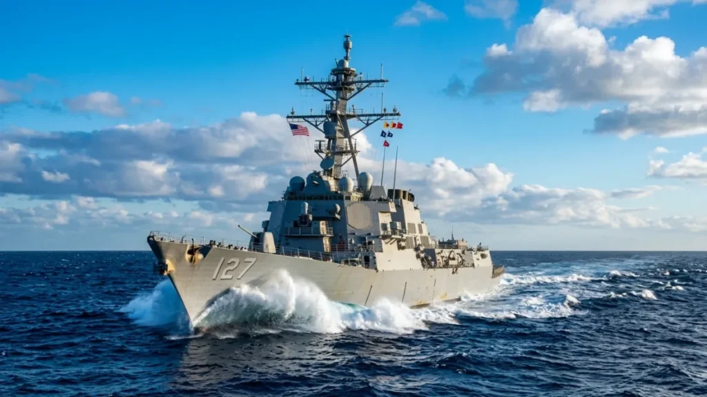 USS Patrick Gallagher Joins Fleet as Final Flight IIA Destroyer