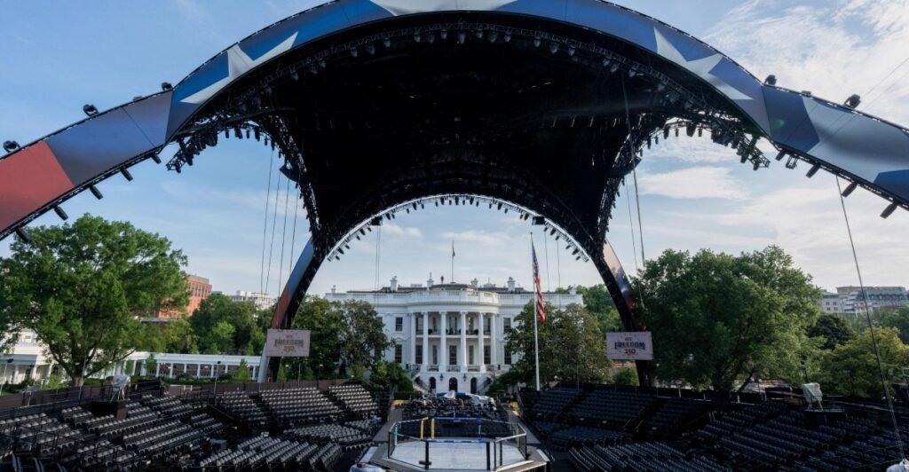 Updated Weather Report Calls For 100-Degree Heat, Multiple T-Storms At UFC White House Updated Weather Report Calls For 100-Degree Heat, Multiple T-Storms At UFC White House
