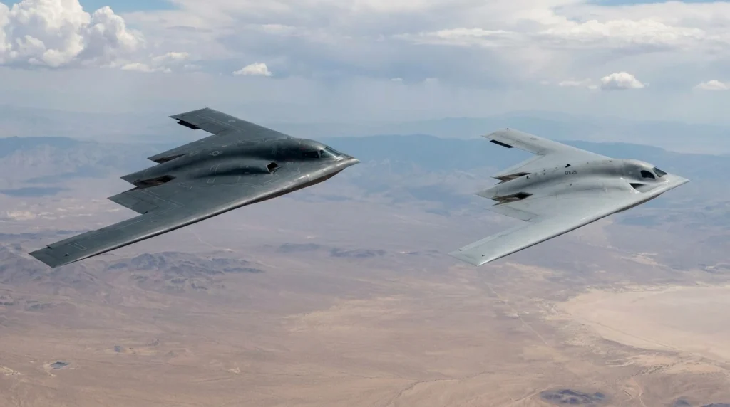 B-2 vs B-21 Bomber